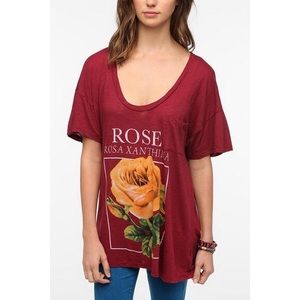 Urban Outfitters Rose Graphic Tee